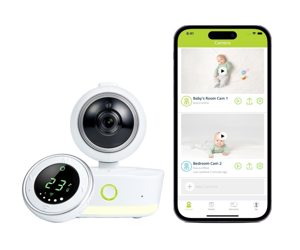 Bebcare Low-EMF IQ WiFi HD Baby Monitor
