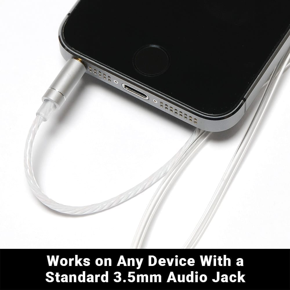 SYB Air Tubes - Anti-Radiation Headphones For EMF Protection - (Choose 3.5mm or USB-C)