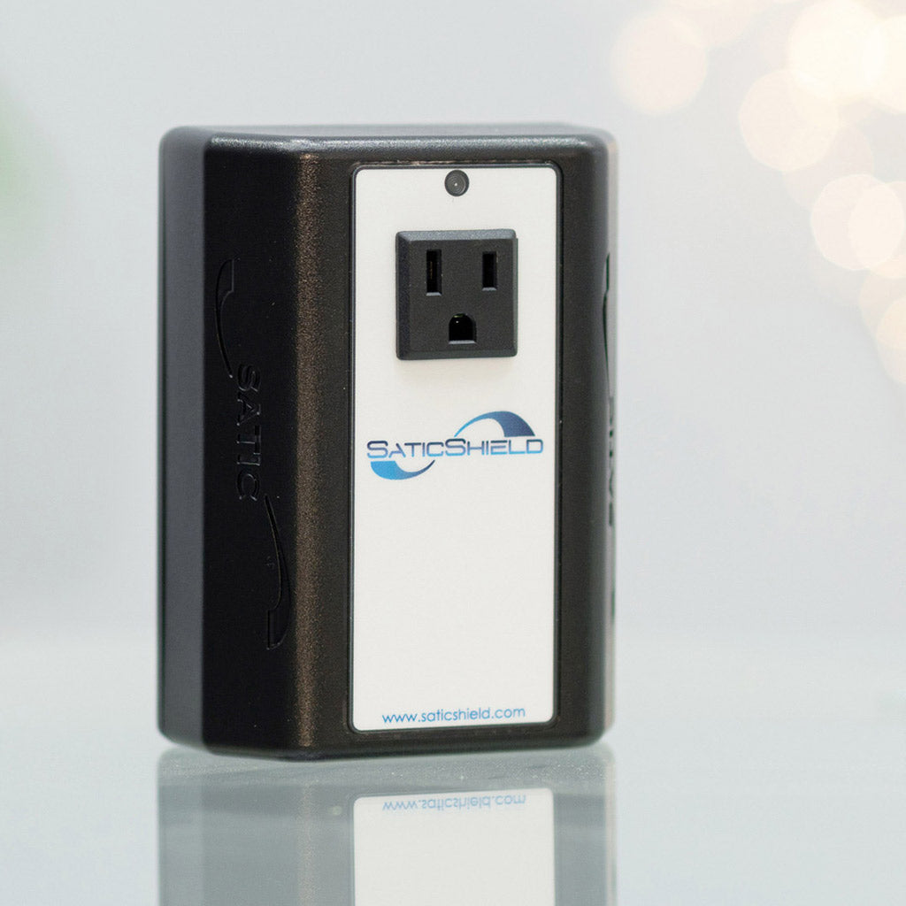 Satic Dirty Electricity Filters & Meters in Black color