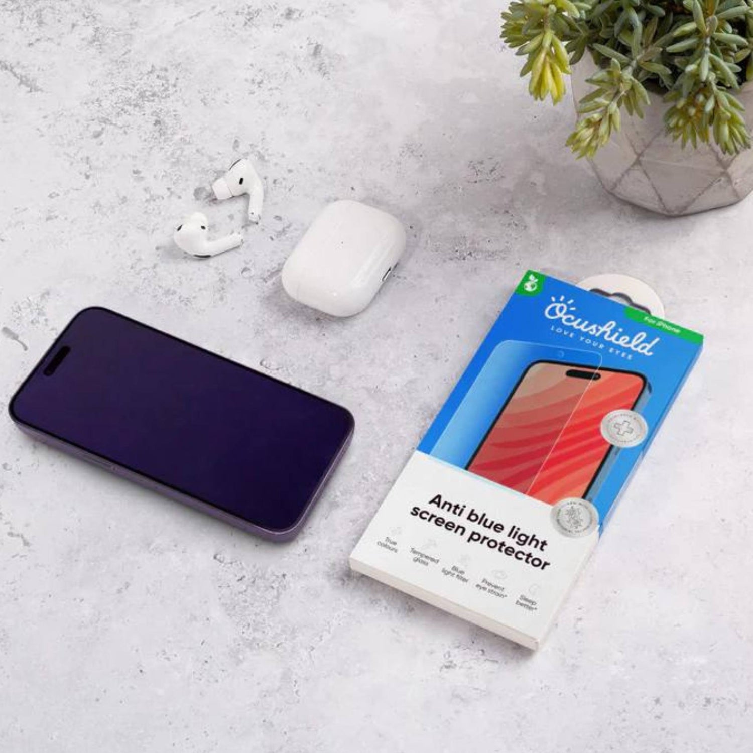 Blue Light Blocking Screen Protectors for Phones & Devices