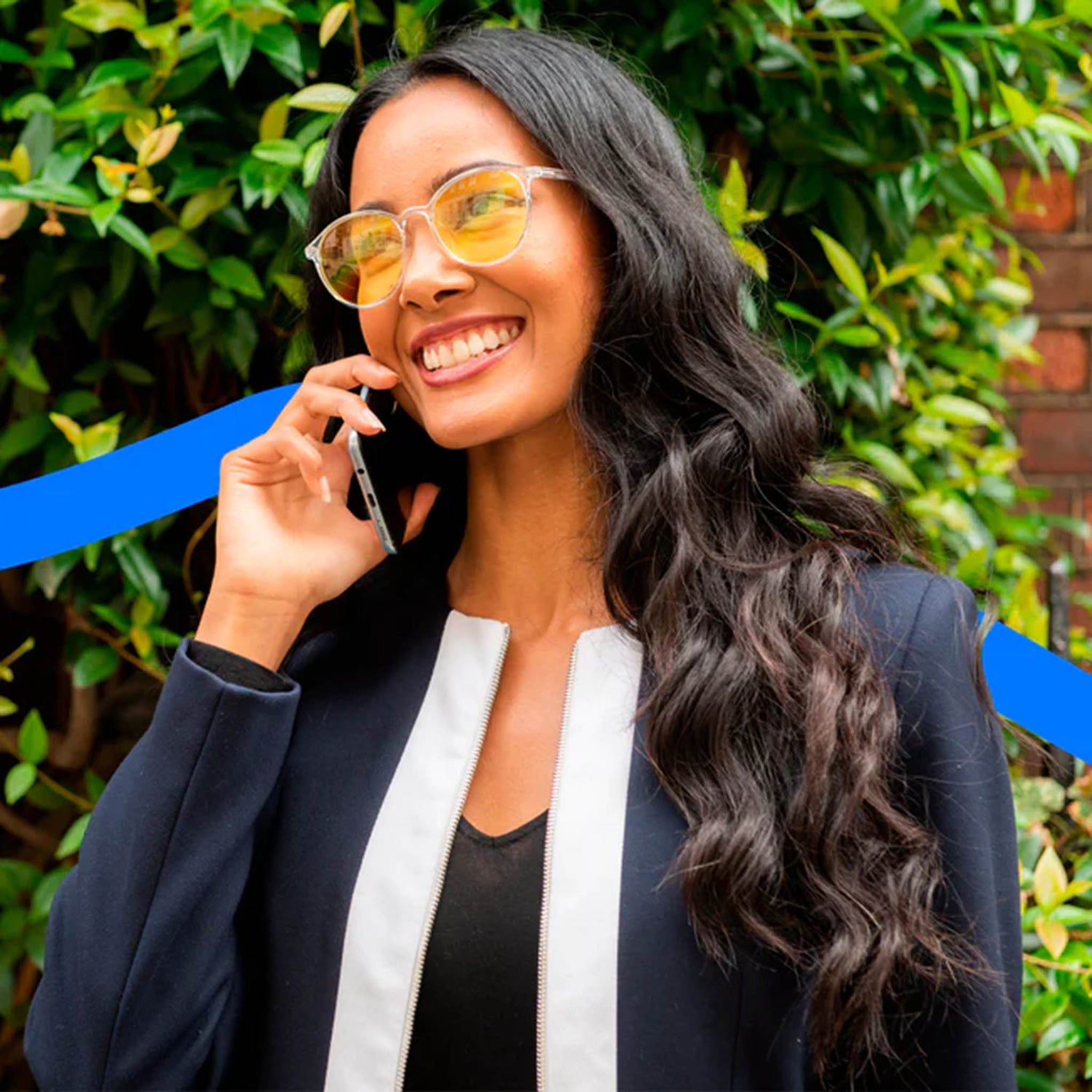 Women wearing Blue Light Protection Glasses
