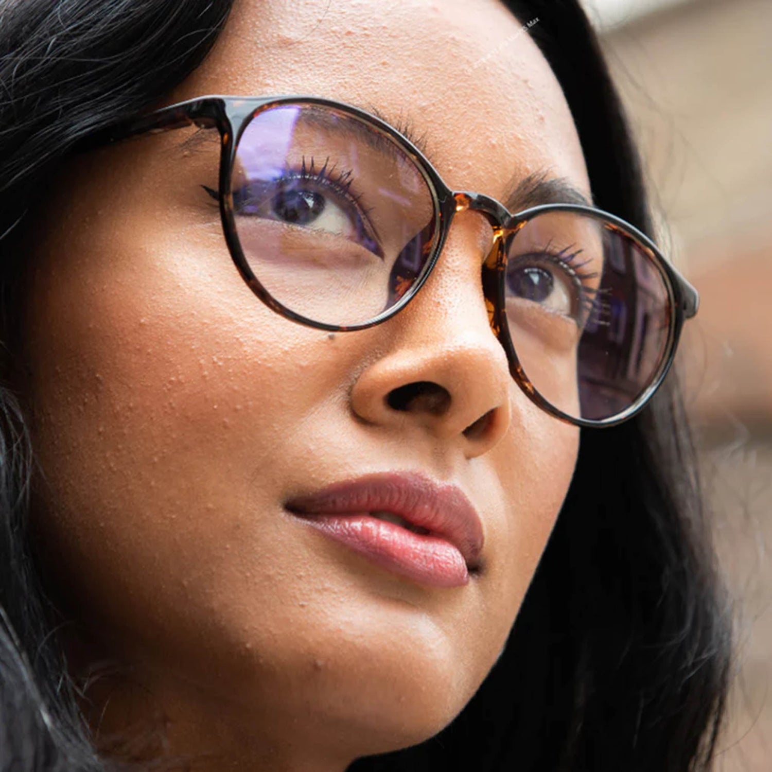 Girl wearing Ocushield Eye Protection Glasses | Better Eyesight, Better Sleep, Better You