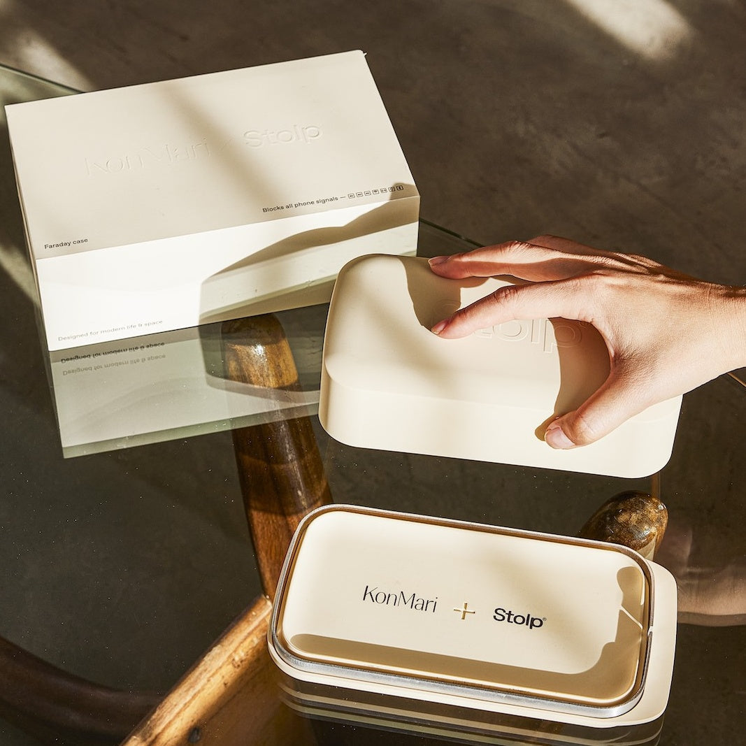Bagby Stolp x KonMari Faraday Phone Box
