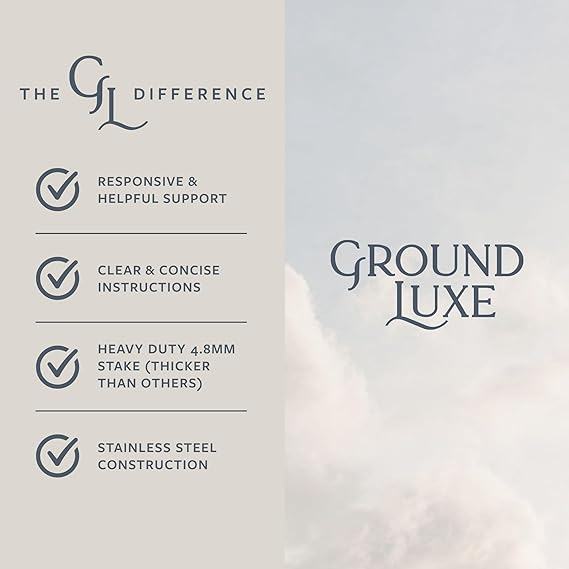GroundLuxe Grounding Stake &amp; Cord