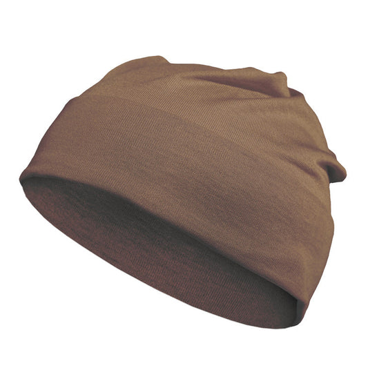 TRU47 Mocha Silver Jersey Modal Beanie