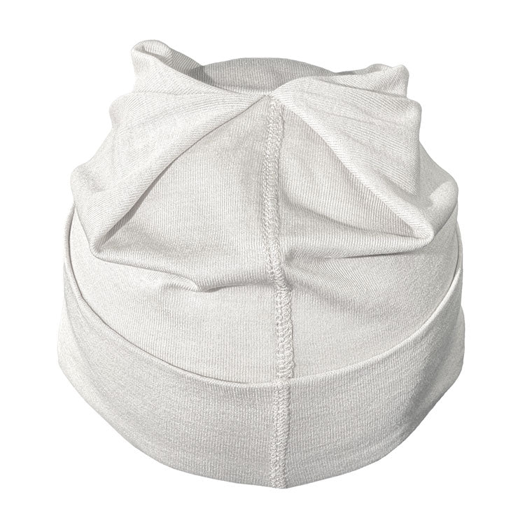 TRU47 Natural Silver Jersey Modal Beanie