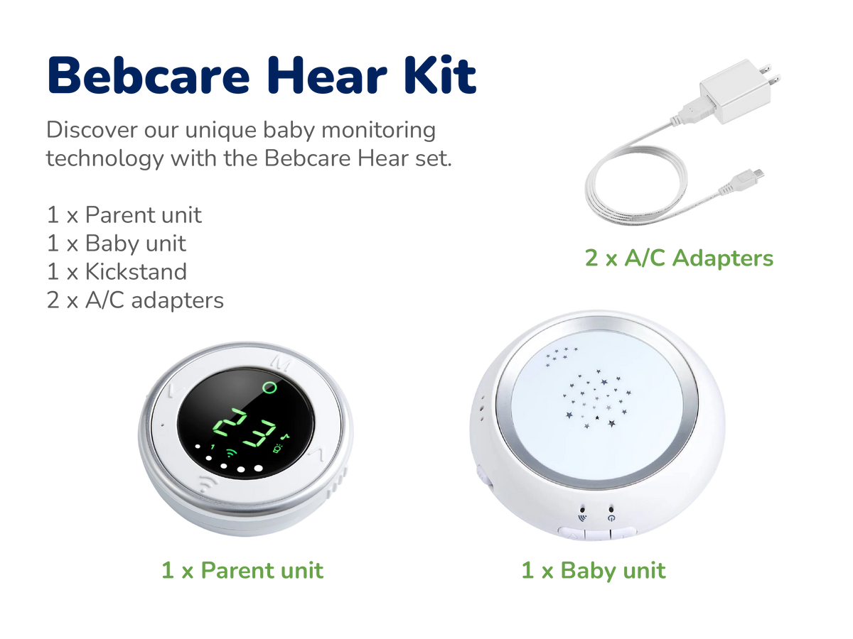 Bebcare Low-EMF Hear Digital Audio Baby Monitor