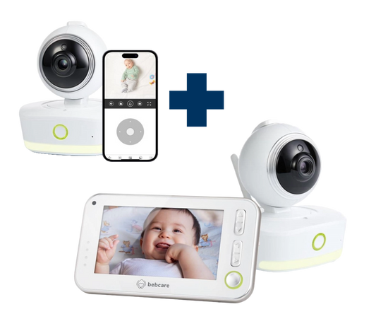 Bebcare Low-EMF Motion Baby Monitor + Bebcare IQ Camera Gift Set