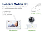 Bebcare Low-EMF Motion Baby Monitor + Bebcare IQ Camera Gift Set