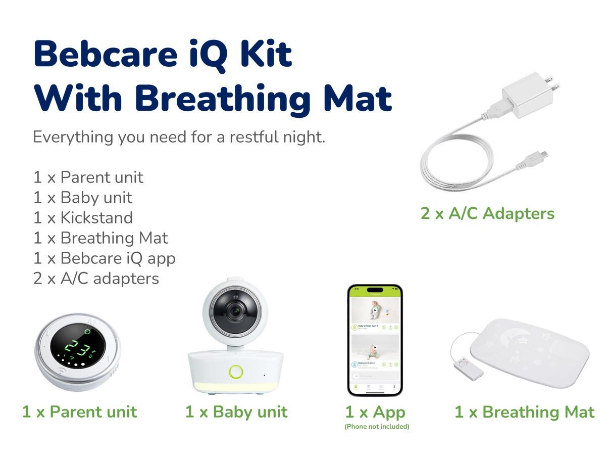 Bebcare Low-EMF IQ WiFi HD Baby Monitor