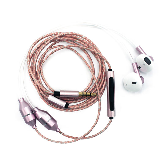 AvalonX Air Tubes: Earbud-Style EMF-Free Headphones (Choose 3.5mm or USB-C)