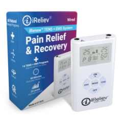 iReliev TENS + EMS Pain Relief &amp; Recovery System