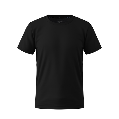 Black HAVN WaveStopper™ T-Shirt 2.0 displayed on a flat lay against a white background, front view.