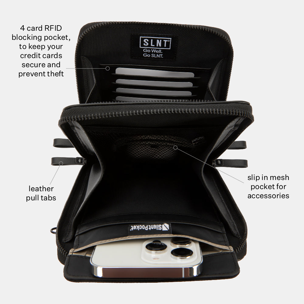 faraday sleeve for credit cards Lifestyle Faraday Sling Bag