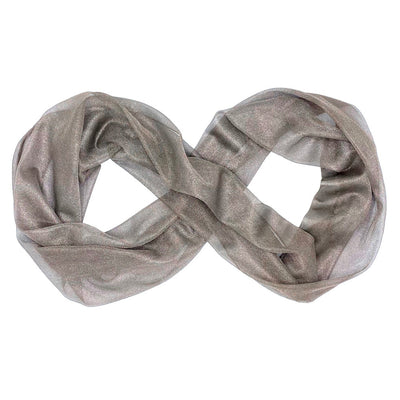 TRU47 Silver Mesh Infinity Scarf