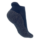 TRU47 Black Merino Wool Grounding Socks - Low Cut