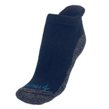 TRU47 Black Merino Wool Grounding Socks - Low Cut