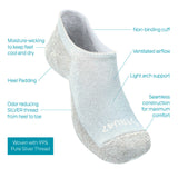 TRU47 Cotton Grounding Socks - No Show