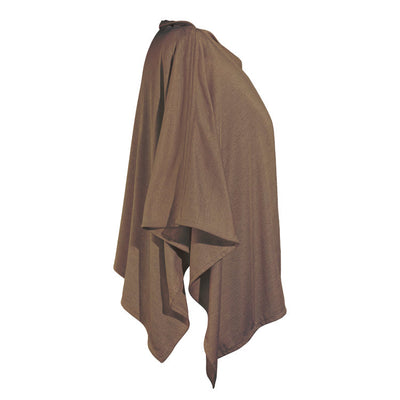 TRU47 Short Mocha Silver Jersey Modal Poncho