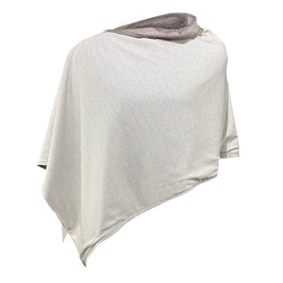 TRU47 Reversible Mesh and Natural Modal Short Poncho