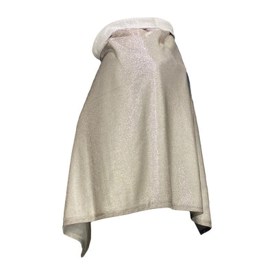 TRU47 Reversible Mesh and Natural Modal Short Poncho