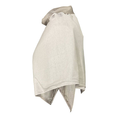 TRU47 Reversible Mesh and Natural Modal Short Poncho
