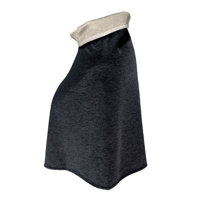 TRU47 Poncho Cotton Double Knit Black-Short