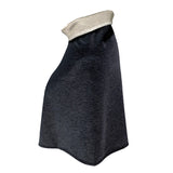 TRU47 Poncho Cotton Double Knit Black-Short