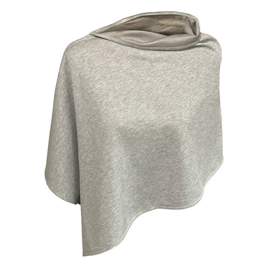 TRU47 Poncho Cotton Double Knit Heather-Short