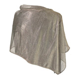 TRU47 Short Silver Mesh Poncho