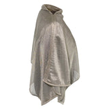 TRU47 Short Silver Mesh Poncho