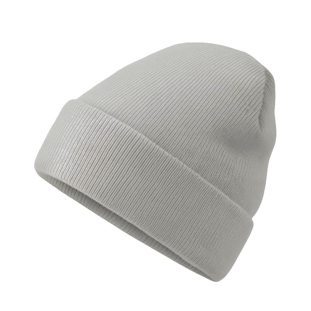 Light gray ribbed HAVN WaveStopper™ Beanie displayed on angled white background, showing texture and fit.