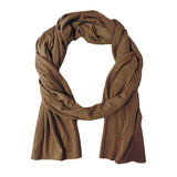 TRU47 Long Mocha Silver Jersey Modal Scarf