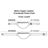 SYB Cross Body Fanny Pack - Metro Vegan Leather