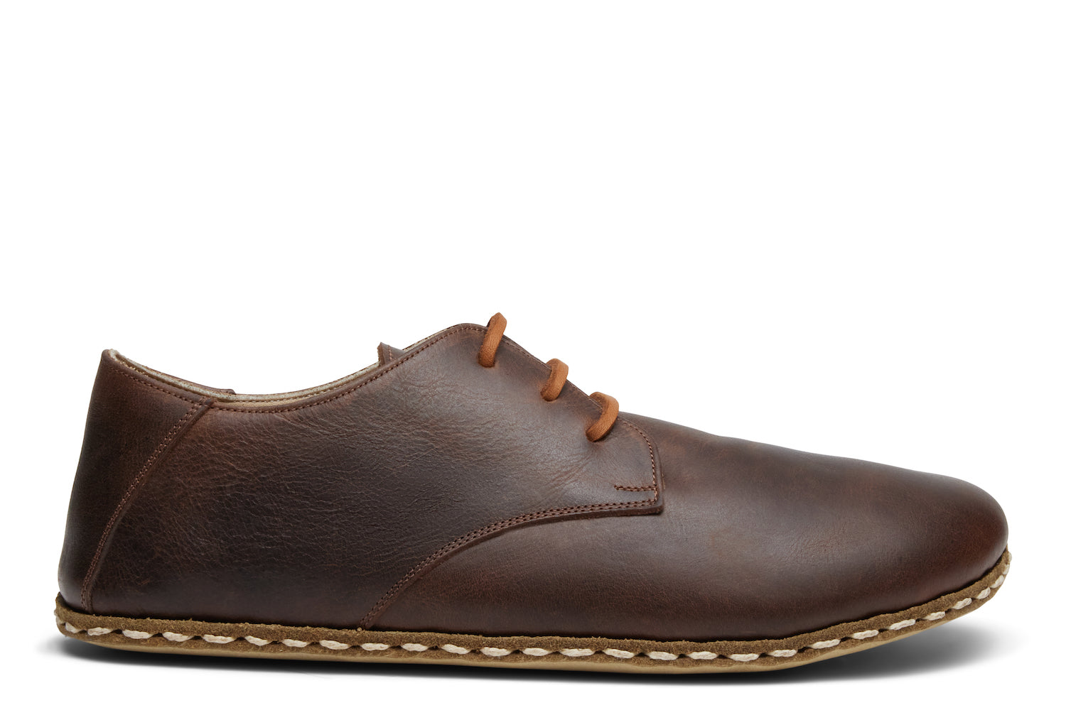 Raum Men's Barefoot Grounding Lace Up Shoe - Coffee