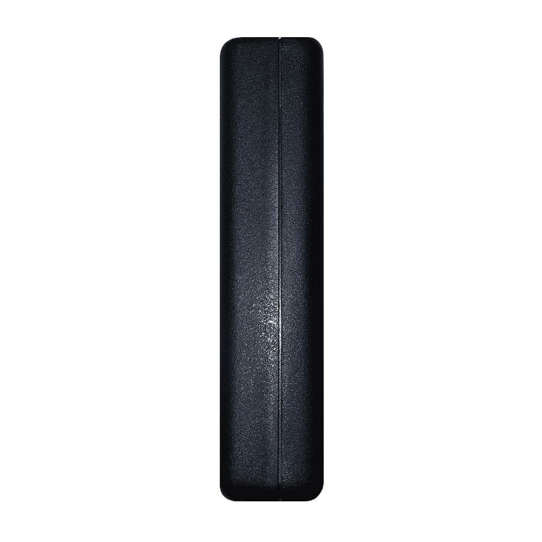 SLT Safe and Sound Classic III black cylindrical speaker shown from front view with centered seam detail.