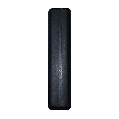 SLT Safe and Sound Classic III black cylindrical speaker shown from front view with centered seam detail.