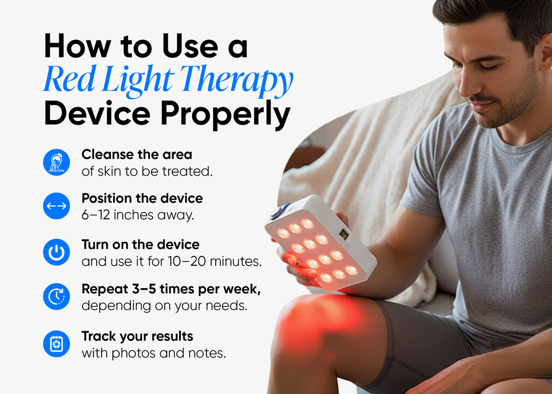 Ocushield Portable Red & Infrared Light Therapy Panel