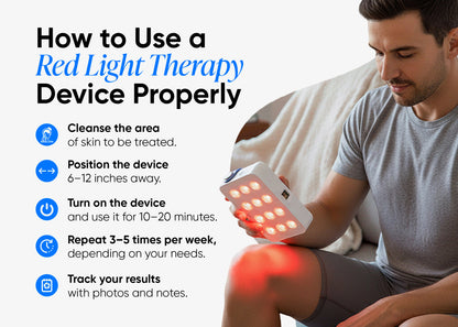Ocushield Portable Red & Infrared Light Therapy Panel