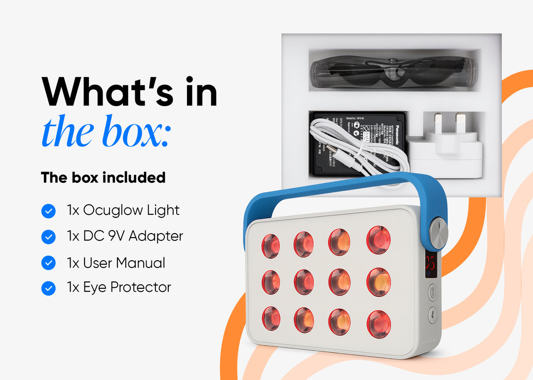 Ocushield Portable Red &amp; Infrared Light Therapy Panel