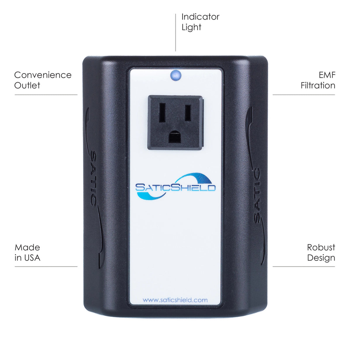 Satic Pure Power Plug-In Dirty Electricity Filter for North America