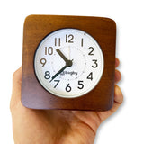 Reloj despertador analógico silencioso clásico sin EMF Bagby 